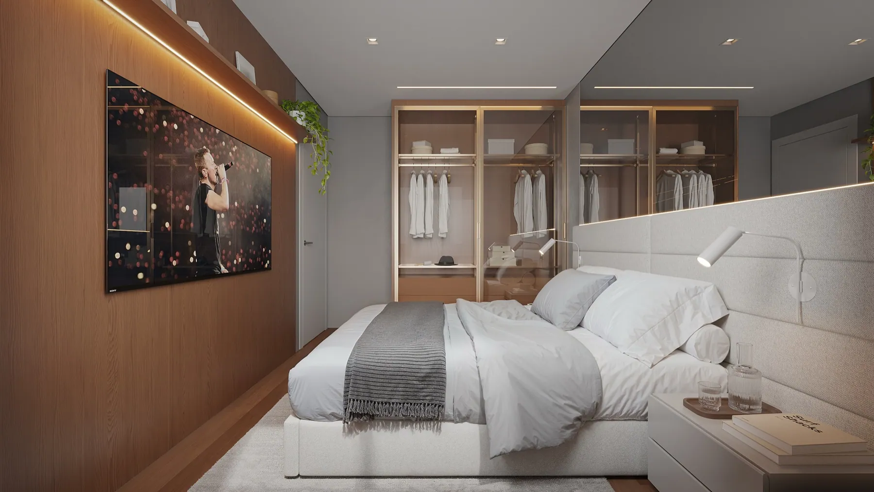 Dormitório de apartamento do São Luiz Residencial